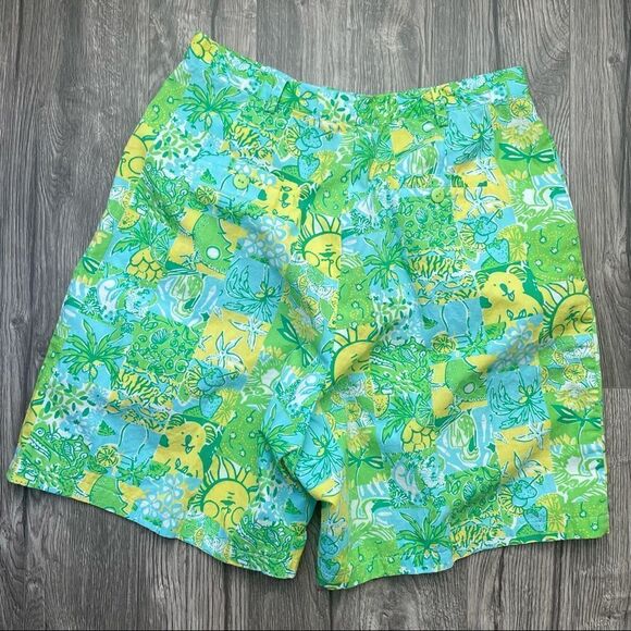 LILLY PULITZER Vintage White Label Koala Sun Bermuda Shorts Key West - Picture 13 of 16